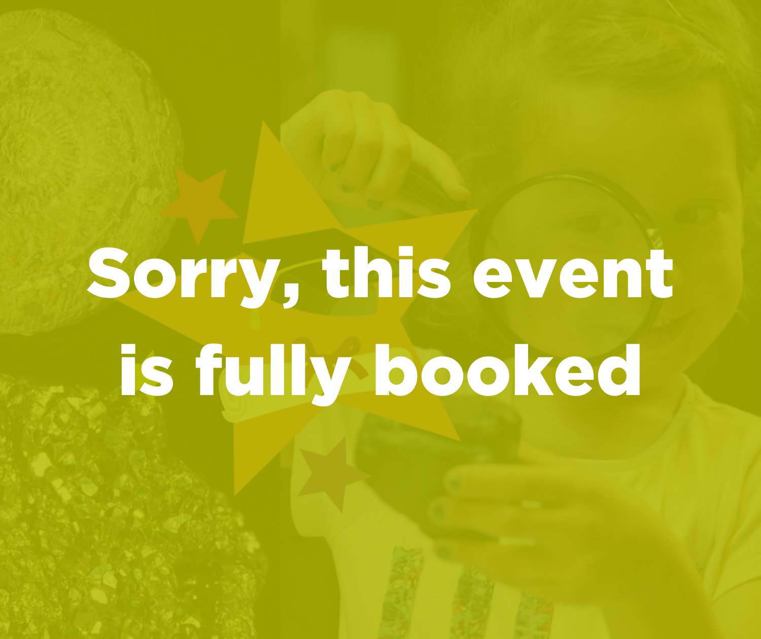 Image reads 'Sorry, this event is fully booked'